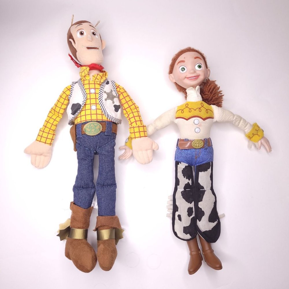 Toy Story Jesse Woody Plush Toys Bundle Lot EUC